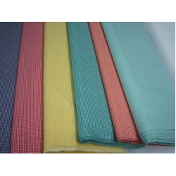 ZEPHIR TINTO IN FILO - QUADRETTO MEDIO  - (100% Cotone)
