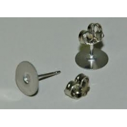 CHIUSURA ORECCHINI  A PERNO  ART. 840 MM.6 - BLISTER DA 144 PZ.