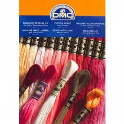 CARTELLA COLORI DMC MOULINE-PERLE' - STAMPATA