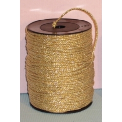 CORDONCINO MM.3 LUREX - ROTOLO DA 50  MT.