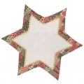 CENTRO TAVOLA NATALE STAFIL  DIAMETRO CM.50 - CONF.2PEZZI