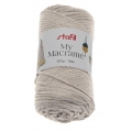 FILATO MACRAMÈ - 70% cotone riciclato 30% poliestere - CONF. 10 GOM.