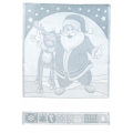 STROFINACCIO JACQ. NATALE CON FASCIA TELA AIDA CM.50x70 - 3 PEZZI