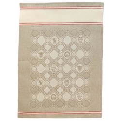 STROFINACCIO JACQ. NATALE CON FASCIA TELA AIDA CM.50x70 - 3 PEZZI