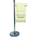COPPIA ASCIUGAMANO SANDRA CON LINO/AVORIO 40x60+50x100 CM.