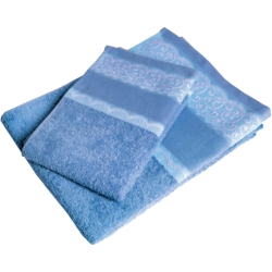 COPPIA ASCIUGAMANO  PIZZO - 100% COTONE