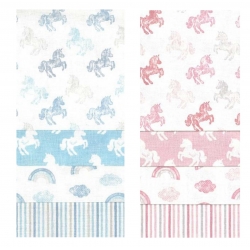 COTONE STAMPATO "SERIE BIMBO21" CM. 150  - COTONE 100%