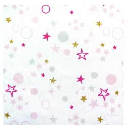 COTONE STAMPATO "SERIE STELLINE" CM. 150  - COTONE 100%