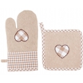 Guanto forno + presina - CONFEZIONE 3 SET