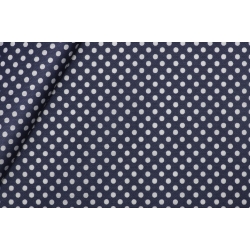 PIQUET STAMPATO POIS - 100% COTONE