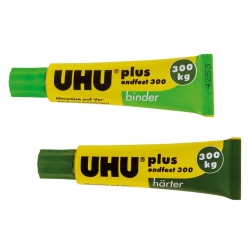 UHU - COLLA EPOSSIDICA BI-COMPONENTE PLUS 300 - 2x 15ml
