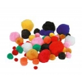 POMPON COLORATI - VARIE MISURE - CONFEZIONE