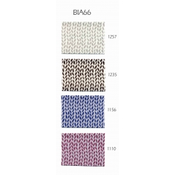 SBIECO DI COTONE STAMP. FOGLIE - BIA66 - CONF. 25 METRI