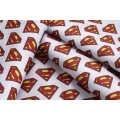 COTONE STAMPATO "JUSTICE LEAGUE" CM. 150  - COT. 100%