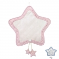COCCARDA NASCITA STELLA CON TELA  AIDA - cm40x33