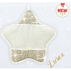 FUORI PORTA STELLA NATALE  LUREX CM. 30x30