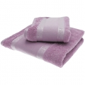 COPPIA ASCIUGAMANO FRANCESCA  COLORI CHIARI - 97%COTONE 3%VISCOSA