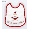 BAVETTA NATALE  IN SPUGNA CM.19x 17 CONFEZ. 2 PEZZI