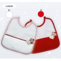BAVETTA NATALE  - CONFEZIONE 2 PEZZI