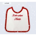 BAVETTA NATALIZIA - IL MIO PRIMO NATALE - CONF. 2 PEZZI
