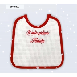 BAVETTA NATALIZIA - IL MIO PRIMO NATALE - CONF. 2 PEZZI