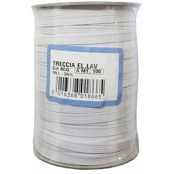 FINEA TRECCIA ELASTICA LAVABILE N.16 (MM.11) - MT.100