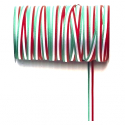 NASTRO TRICOLORE MM/ 5 - ROTOLO x 100 METRI
