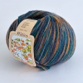 SILKE - WITICO STAMPATO GR.50 - 50%LANA 50%ACR. - UNITA' DI VENDITA GR.500